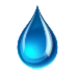 water drops android application logo